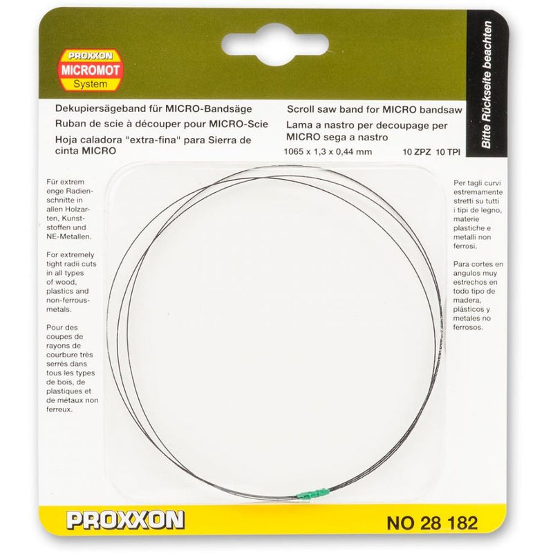 Load image into Gallery viewer, Proxxon Scroll Bandsaw Blade 1.3mm for MBS 240/E   (28182)
