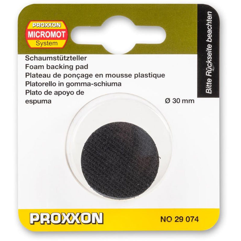 Load image into Gallery viewer, Proxxon Foam Backing Pad 30mm Dia for WP/A &amp; WP/E   (29074)
