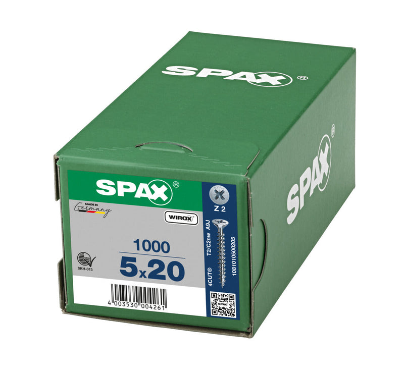 Load image into Gallery viewer, SPAX Wirox Pozi Screw 5.0 x 20mm - Box of 200
