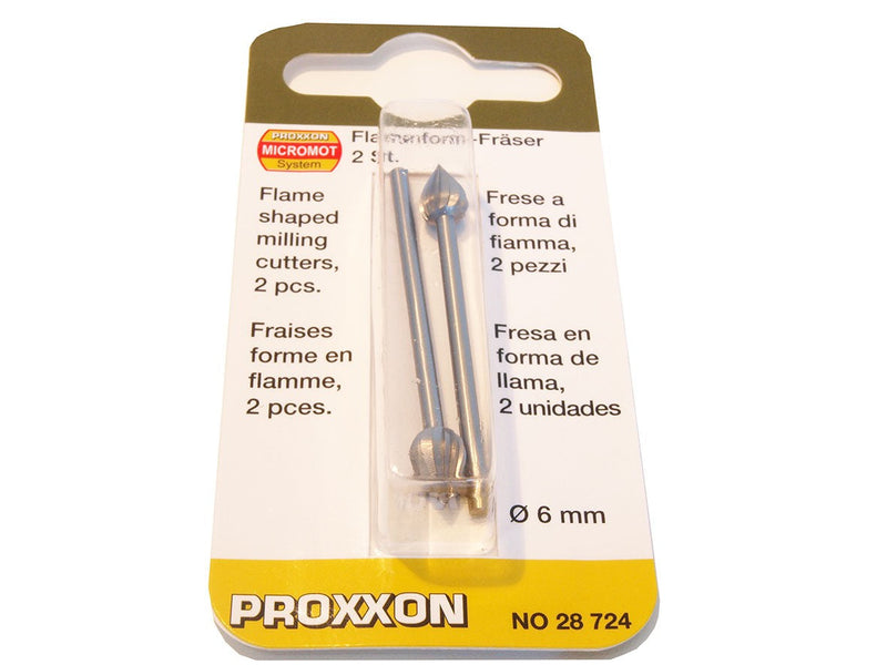 Load image into Gallery viewer, Proxxon HSS Milling Cutters (Packs of 2)     (28722, 28723, 28724, 28725, 28726, 28727)
