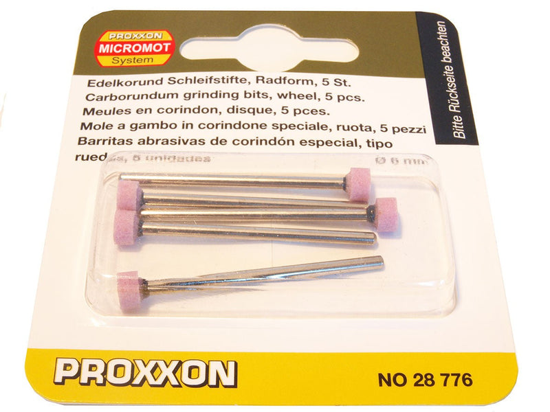 Load image into Gallery viewer, Proxxon Corundum Grinding Bits - 2.35mm Shanks (Packs of 5)   (28772, 28774, 28776 &amp; 28778)
