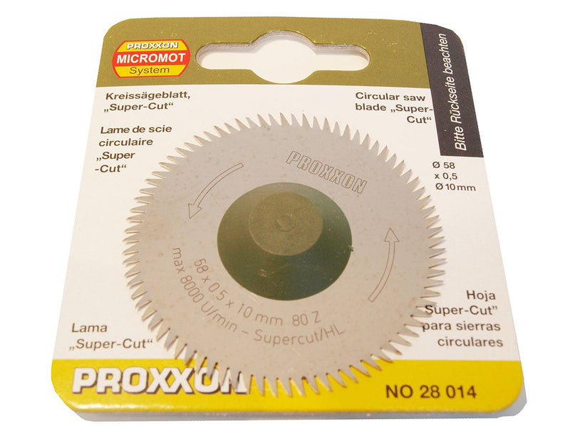 Load image into Gallery viewer, Proxxon HSS Blade 58mm 80T for KS230    (28014)
