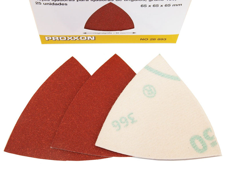 Load image into Gallery viewer, Proxxon Delta Sanding Sheets for OZI/E (Packs of 25)    (28891, 28893 &amp; 28895)

