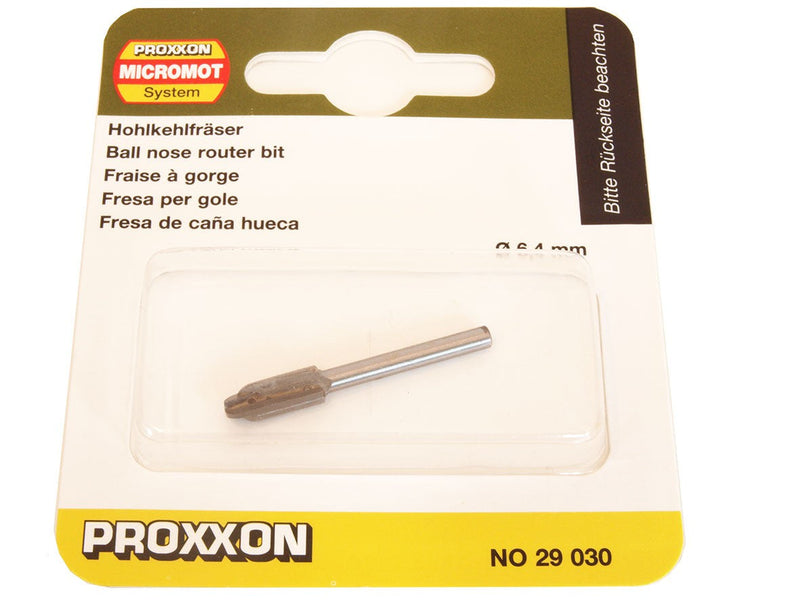Load image into Gallery viewer, Proxxon Individual Straight Wood Router Bits 3.2mm Shank   (29024, 29026, 29028, 29030, 29032, 29034, 29036, 29038 &amp; 29040)

