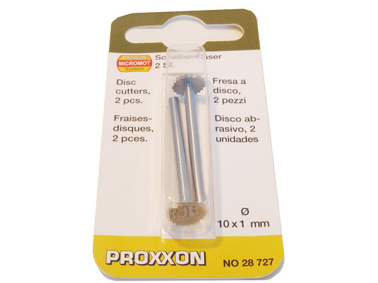 Proxxon HSS Milling Cutters (Packs of 2)     (28722, 28723, 28724, 28725, 28726, 28727)