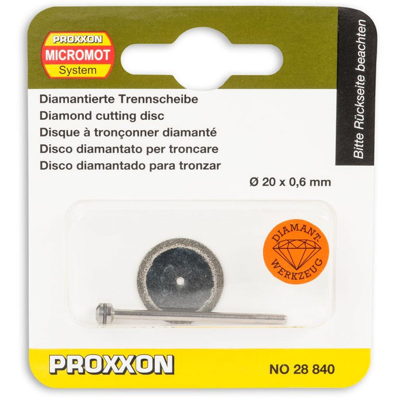 Load image into Gallery viewer, Proxxon Diamond Cutting Discs  - 2.35mm Arbor   (28840 &amp; 28842)
