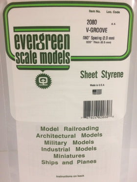 Load image into Gallery viewer, EVERGREEN V-Groove Siding Styrene Sheets - 0.50mm Thick
