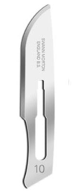 Swann Morton Craft Scalpel Blades No.10 (Curved)