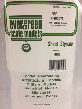 Load image into Gallery viewer, EVERGREEN V-Groove Siding Styrene Sheets - 0.50mm Thick
