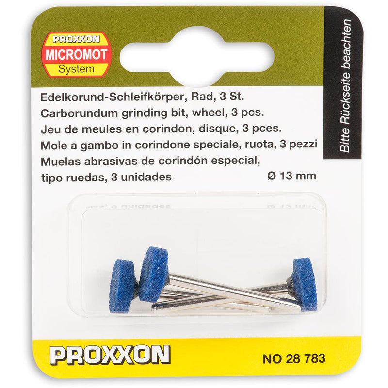 Load image into Gallery viewer, Proxxon Corundum Grinding Bits - 3mm Shank  (Packs of 3)   (28781, 28782 &amp; 28783)
