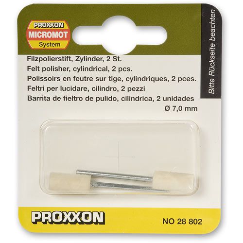Load image into Gallery viewer, Proxxon Felt Polishing Tips (Packs of 2)   (28801, 28802 &amp; 28803)
