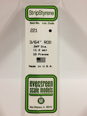 EVERGREEN Round Styrene Rod