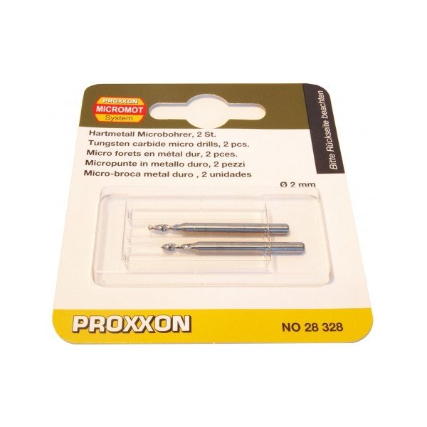 Load image into Gallery viewer, Proxxon Tungsten Carbide Micro Drills 1.0mm (Pack of 2)    (28324)
