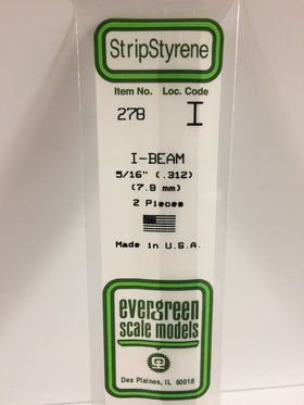 Load image into Gallery viewer, EVERGREEN Styrene I-Beam
