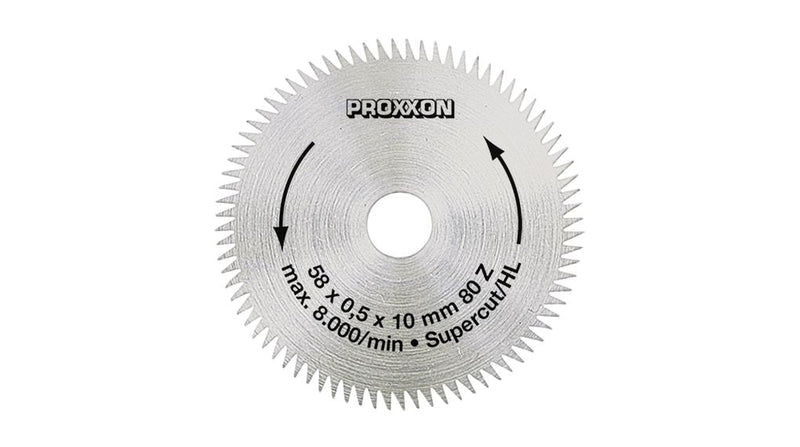 Load image into Gallery viewer, Proxxon HSS Blade 58mm 80T for KS230    (28014)

