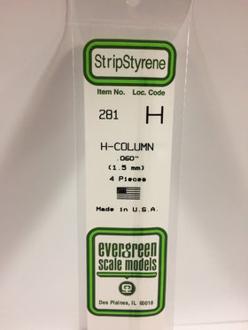 Load image into Gallery viewer, EVERGREEN Styrene H-Column
