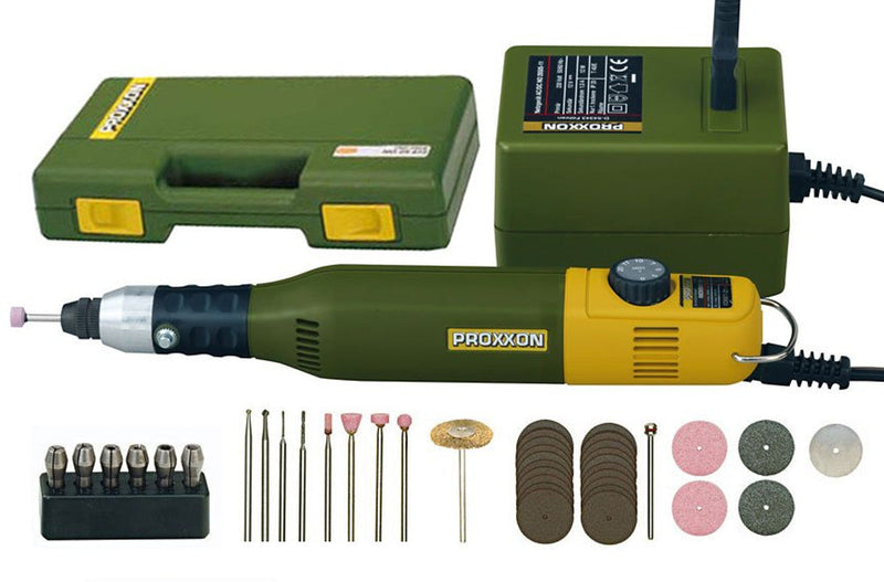 Load image into Gallery viewer, Proxxon 60/E Micromot Model Building &amp; Engraving Cased Set with Collet Chuck   (28515)
