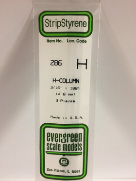 Load image into Gallery viewer, EVERGREEN Styrene H-Column

