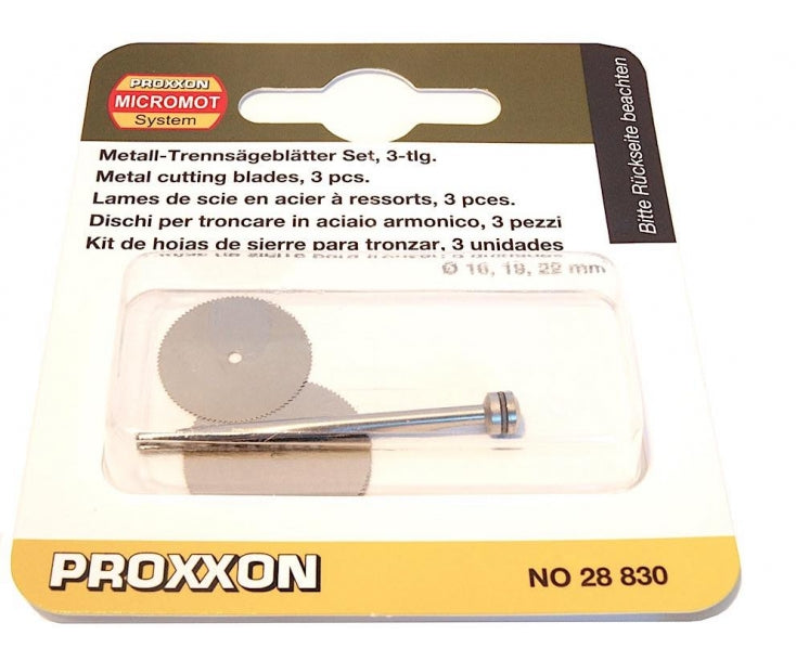 Load image into Gallery viewer, Proxxon Spring Steel Cutting Blades &amp; Arbor      (28830)
