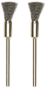 Load image into Gallery viewer, Proxxon End Wire Brushes 8.0mm Dia  - Brass, Steel &amp; Stainless Steel   (28951, 28961 &amp; 28955)
