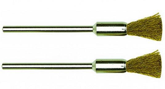 Proxxon End Wire Brushes 8.0mm Dia  - Brass, Steel & Stainless Steel   (28951, 28961 & 28955)