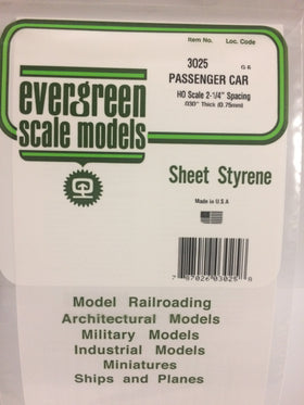 Load image into Gallery viewer, EVERGREEN Passenger Car Siding Styrene Sheets
