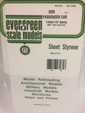 Load image into Gallery viewer, EVERGREEN Passenger Car Siding Styrene Sheets
