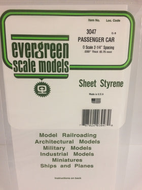 Load image into Gallery viewer, EVERGREEN Passenger Car Siding Styrene Sheets
