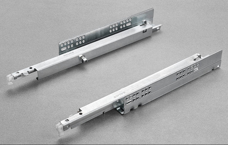 Load image into Gallery viewer, Salice 65577 Push-To-Open Full Extension Concealed Drawer Runners
