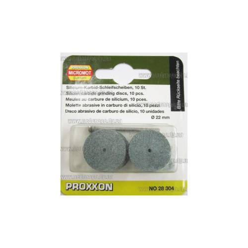 Load image into Gallery viewer, Proxxon Silicone Carbide Grinding Wheels 22mm Dia  Pack of 10   (28304)
