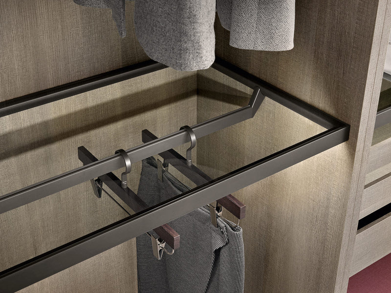 Load image into Gallery viewer, Salice Excessories Hanger Rail End Supports to suit Modular Shelves
