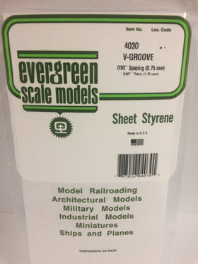 Load image into Gallery viewer, EVERGREEN V-Groove Siding Styrene Sheets - 1.00mm Thick
