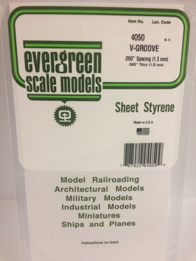 Load image into Gallery viewer, EVERGREEN V-Groove Siding Styrene Sheets - 1.00mm Thick

