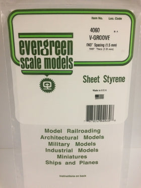 Load image into Gallery viewer, EVERGREEN V-Groove Siding Styrene Sheets - 1.00mm Thick
