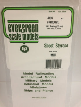 Load image into Gallery viewer, EVERGREEN V-Groove Siding Styrene Sheets - 1.00mm Thick
