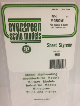 Load image into Gallery viewer, EVERGREEN V-Groove Siding Styrene Sheets - 1.00mm Thick

