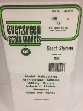 Load image into Gallery viewer, EVERGREEN Square Tile Styrene Sheets
