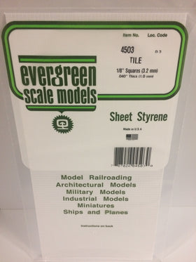Load image into Gallery viewer, EVERGREEN Square Tile Styrene Sheets
