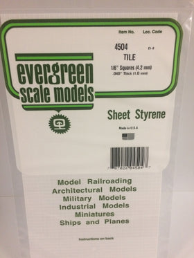 Load image into Gallery viewer, EVERGREEN Square Tile Styrene Sheets
