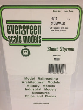 Load image into Gallery viewer, EVERGREEN Square Sidewalk Styrene Sheets
