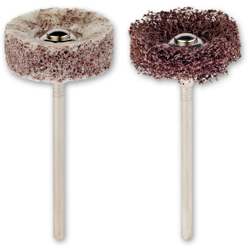 Load image into Gallery viewer, Proxxon Nylon Fleece Brushes 20mm Diameter Pack of 2    (28282)
