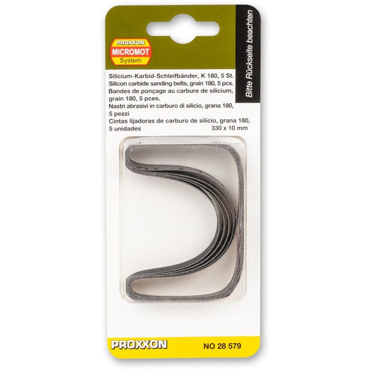 Proxxon Silicone Carbide Belts (5) for BSL220/E      (28579
