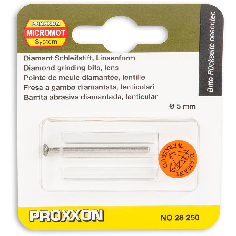 Load image into Gallery viewer, Proxxon Diamond Grinding Bits - 2.35mm Shank (28212, 28222, 28240, 28250)
