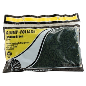 Load image into Gallery viewer, Woodland Scenics WFC683 Clump Foliage (Bag) - MEDIUM GREEN
