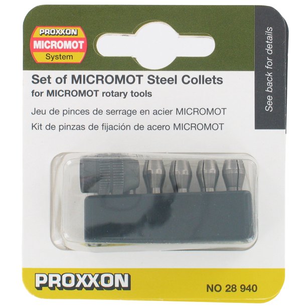 Load image into Gallery viewer, Proxxon Micromot Steel Collet Set     (28940)
