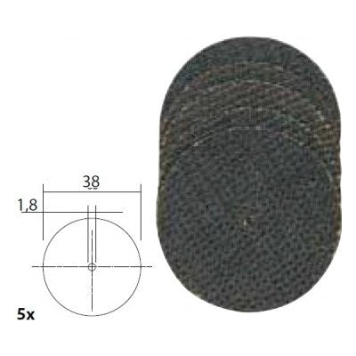 Proxxon Reinforced Aluminium Oxide Cutting Discs & Arbors 22mm & 38mm  (28808, 28809, 28818 & 28819)