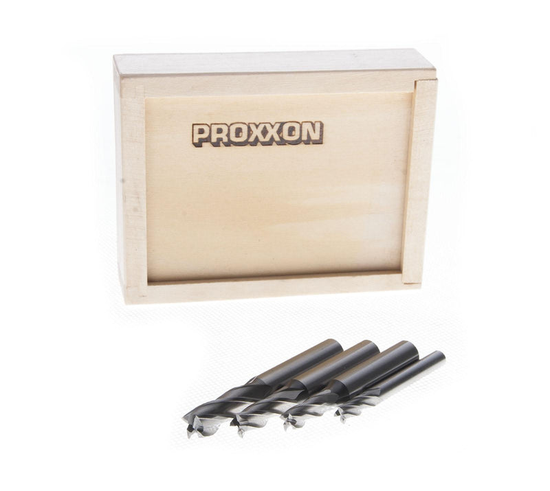 Load image into Gallery viewer, Proxxon 4-Piece HSS Milling Cutter Set 6 - 10mm     (24620)
