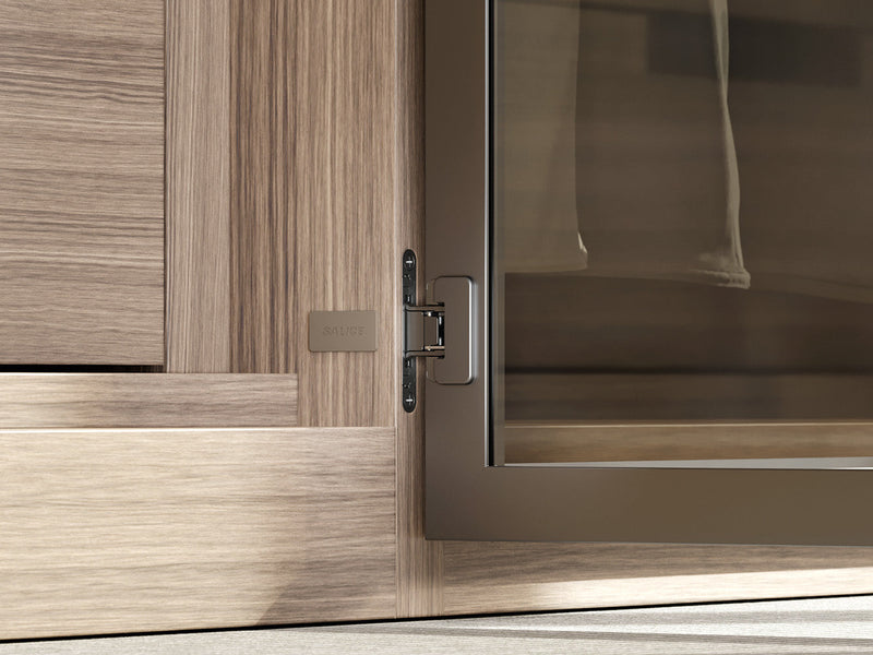 Load image into Gallery viewer, Salice Conecta Hinge for Aluminium Doors 14-16.5mm Overlay - CQZ3KE - From 25mm Thick
