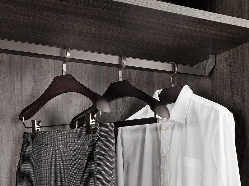 Load image into Gallery viewer, Salice Excessories Hanger Rail Angled End Supports with No Back Cover - Top Fixing
