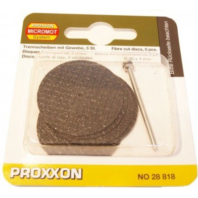 Load image into Gallery viewer, Proxxon Reinforced Aluminium Oxide Cutting Discs &amp; Arbors 22mm &amp; 38mm  (28808, 28809, 28818 &amp; 28819)
